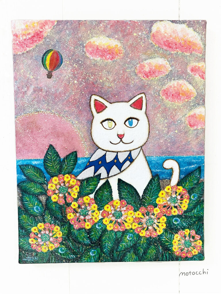 k*i様 「 偽らない美しさ 」｜絵画 原画 抽象画 絵 動物画 ドローイング 七の魔法 | 星読み絵描き